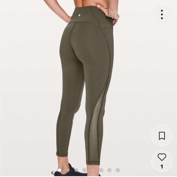 Lululemon olive green leggings - Picture 1 of 5
